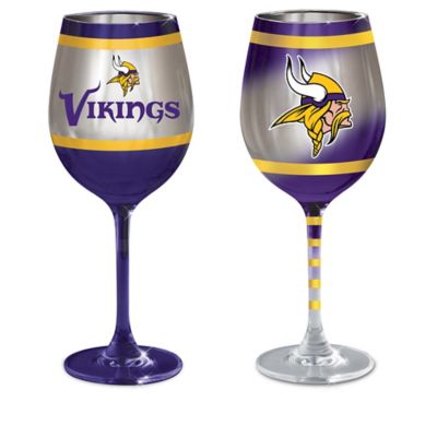 Minnesota Vikings NFL Wine Glass Collection