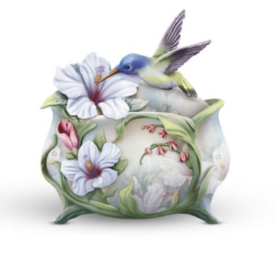 Lena Liu Harmonious Gardens Heirloom Porcelain Music Box Collection
