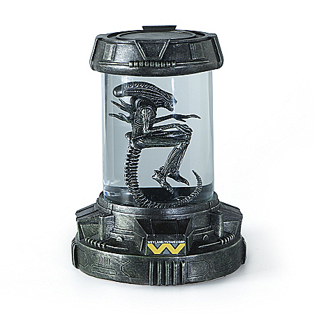 Aliens Illuminated Xenomorph Containment Capsule Handcrafted Sculpture Collection