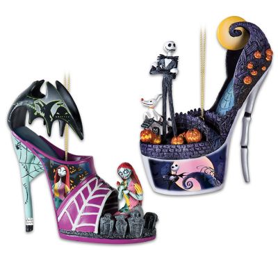 Disney Tim Burton's The Nightmare Before Christmas Shoe Ornament Collection
