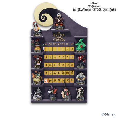 nightmare before christmas wooden block calendar