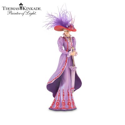 Thomas Kinkade Fancy Hatters Stylish Women Figurine Collection