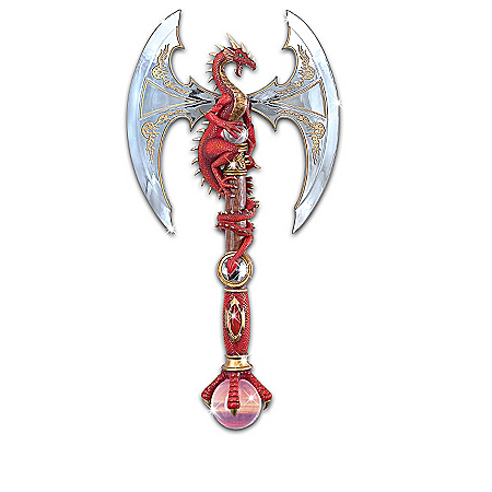 Revenge Of The Dragon Slayer Dragon Collectible Axe Wall Decor Collection