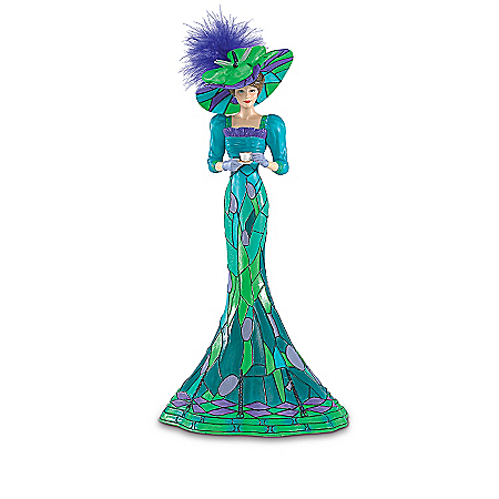 Victorian Tea Party Fashion Figurine Collection: Louis Comfort Tiffany Style