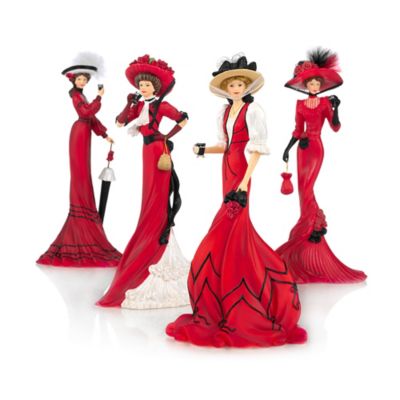 Elegant Women Figurine Collection: Elegance Of Coca-Cola