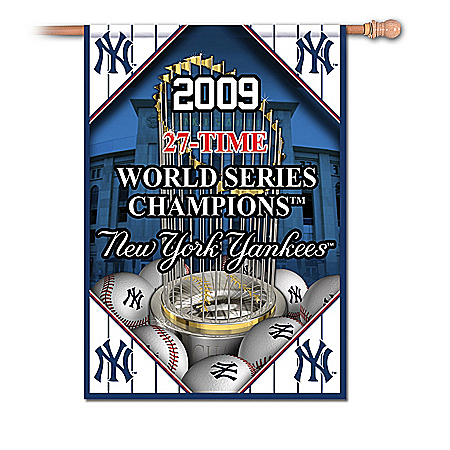 MLB New York Yankees 2009 World Series Champion Flag Collection