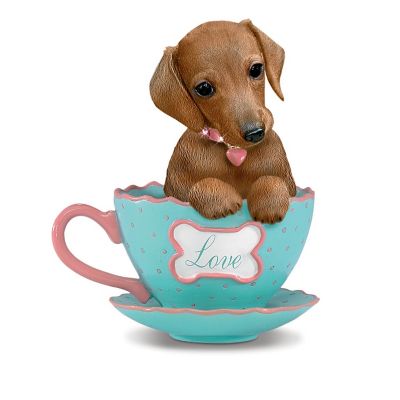 Dachshunds With Personali-tea Figurine Collection