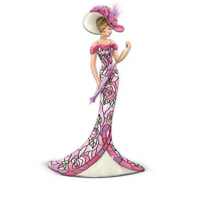 The Floral Portraits Of Hope For Breast Cancer Awareness Figurine Collection