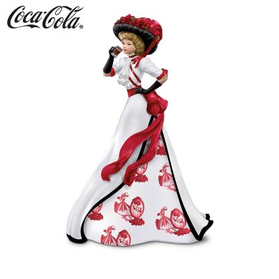 Refreshing Beauty Of Coca-Cola Vintage-Style Coca-Cola Girl Figurine Collection