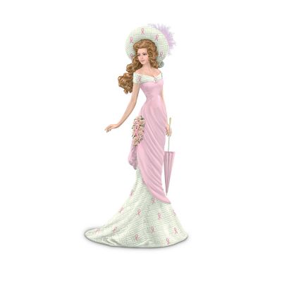 Breast Cancer Awareness Woman Figurine Collection: Elegant Moments Of Hope