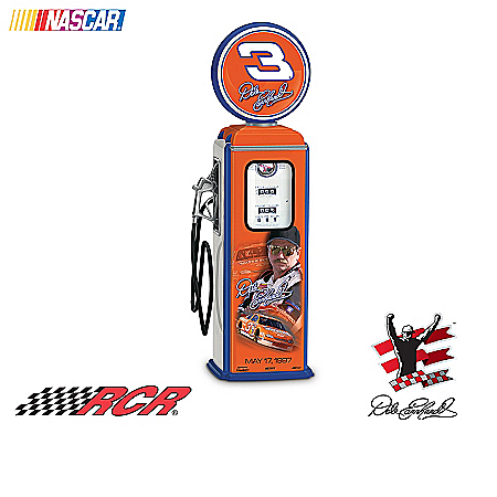 NASCAR Dale Earnhardt #3 Gas Pump Figurine Collection