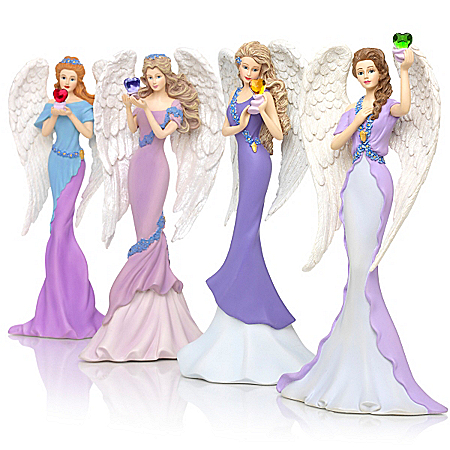 Thomas Kinkade Alzheimer's Support Angel Figurine Collection: Angels Of Caring
