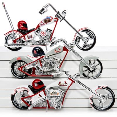 St. Louis Cardinals 2011 World Series Champions Chopper Motorcycle Figurine Collection