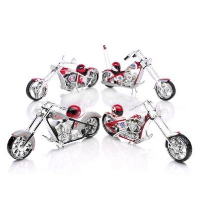 MLB Philadelphia Phillies Motorcycle Figurine Collection