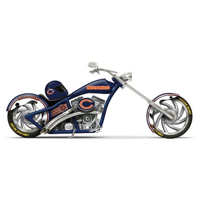 NFL Chicago Bears Motorcycle Figurine Collection