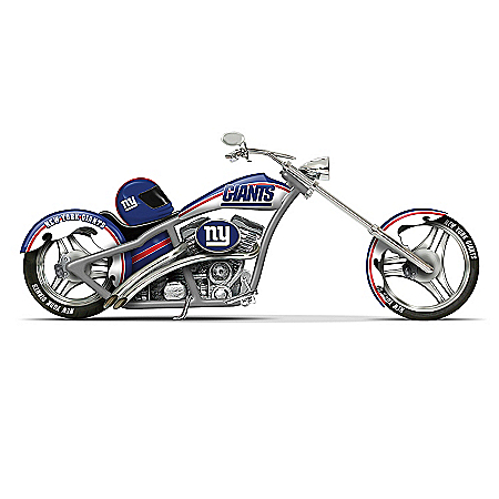 NFL New York Giants Motorcycle Figurine Collection