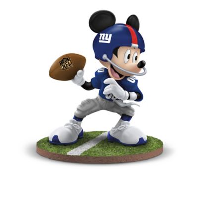 Disney NFL New York Giants Mickey Mouse Figurine Collection: Football Fun-atics