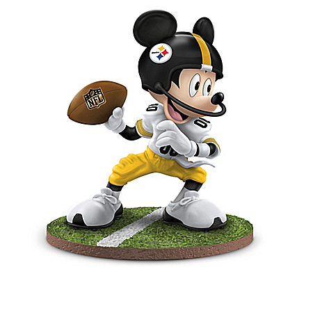 Disney NFL Pittsburgh Steelers Figurine Collection: Football Fun-atics