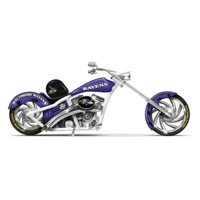 NFL Baltimore Ravens Motorcycle Figurine Collection