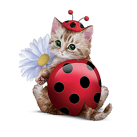 Cute As A Bug Cat Figurine Collection