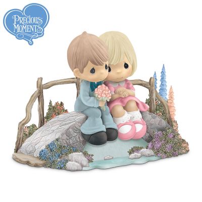 Thomas Kinkade Precious Moments Figurine Collection: Precious Gardens Of Light Figurine