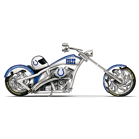 NFL Indianapolis Colts Motorcycle Figurine Collection: Colts Cruiser