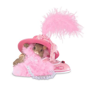 Charming Tails Promise Of A Cure Breast Cancer Awareness Figurine Collection