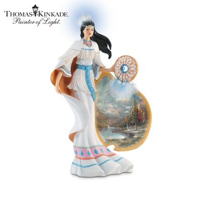 Thomas Kinkade Visions Of The West Native American-Inspired Figurine Collection