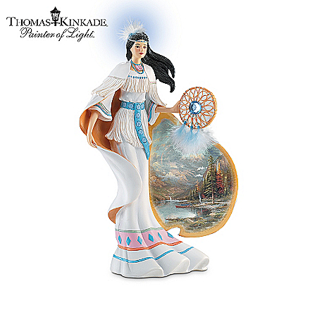 Thomas Kinkade Visions Of The West Native American-Inspired Figurine Collection