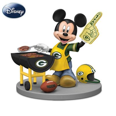 Disney Green Bay Packers Tailgating Fun With Mickey & Friends Figurine Collection