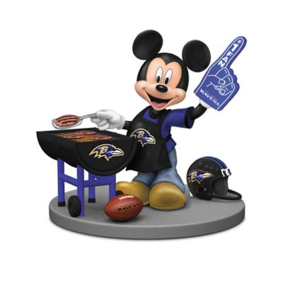 Disney Baltimore Ravens Tailgating Fun With Mickey & Friends Figurine Collection