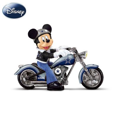 Disney NFL Figurine Collection: Cruising The Open Road With Mickey And The Dallas Cowboys