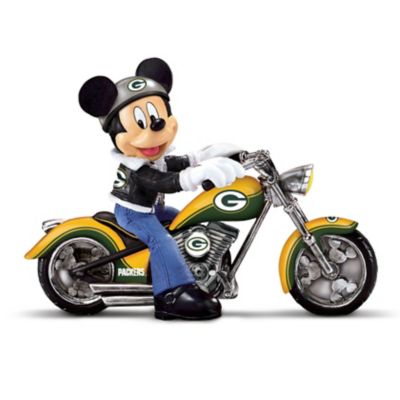 Disney NFL Figurine Collection: Cruising The Open Road With Mickey And The Green Bay Packers