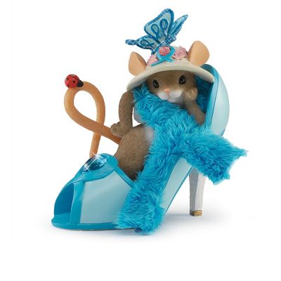 Ovarian Cancer Support Mouse Figurine Collection: Charming Tails Of Hope