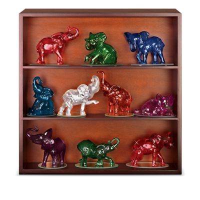 Figurines: Rarest Gem Elephants Of The World Figurine Collection