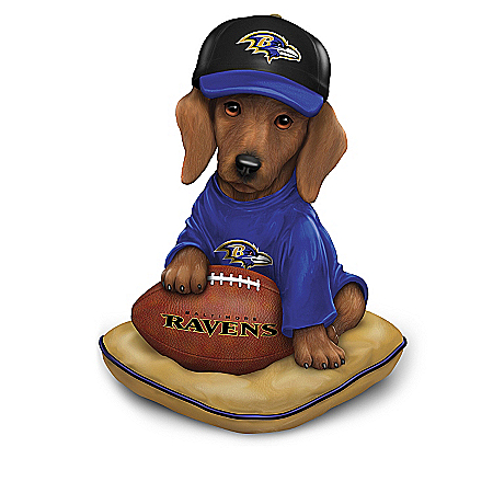 Figurines: Ruff And Tough Baltimore Ravens Figurine Collection