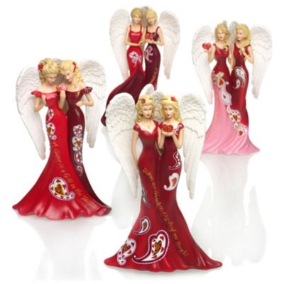 Figurines: Thomas Kinkade Sisters Of Heartfelt Promises Figurine Collection