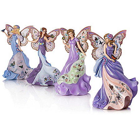 Figurines: Enchanted Hope For Alzheimer's By Lena Liu Angel Figurine Collection