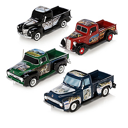 Sculptures: Al Agnew Spirit Of The Wild Ford Truck Sculpture Collection