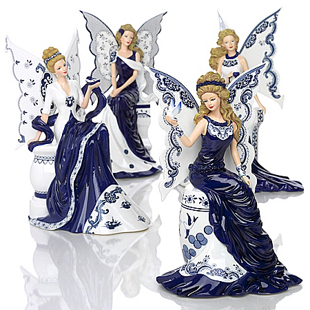 Figurines: Magic Of Blue Willow Figurine Collection