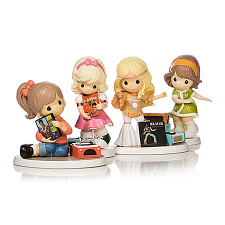 Figurines: Precious Moments A King-Sized Love Elvis Presley Figurine Collection