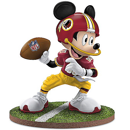 Figurines: Washington Redskins Football Fun-atics Walt Disney Figurine Collection