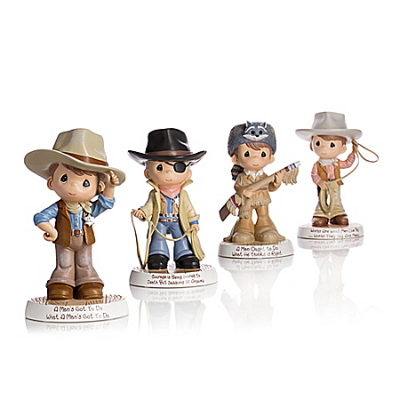 Precious Moments Tribute To John Wayne Figurine Collection