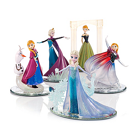 Disney Magical World Of FROZEN Let It Go Figurine Collection Featuring Elsa