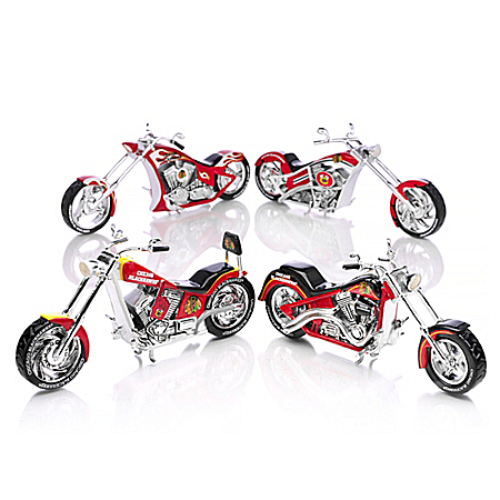 NHL-Licensed Chicago Blackhawks® Motorcycle Figurine Collection