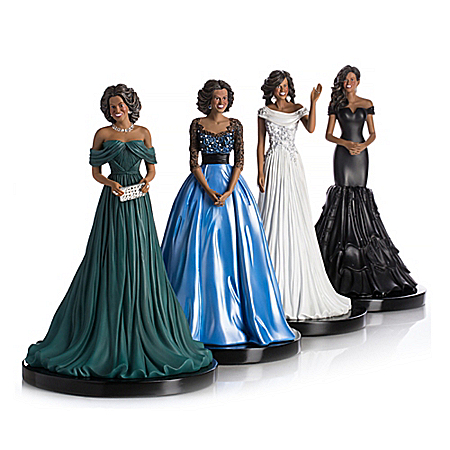 First Lady Michelle Obama: Reflection Of Style & Grace Figurine Collection