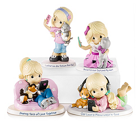 Precious Moments World's Greatest Cat Mom Figurine Collection