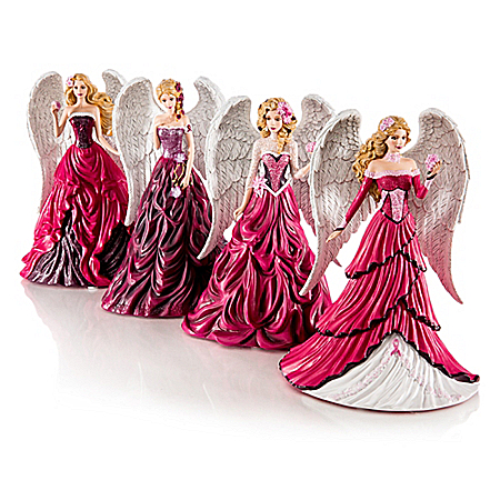Nene Thomas On Wings Of Hope Breast Cancer Awareness Figurine Collection