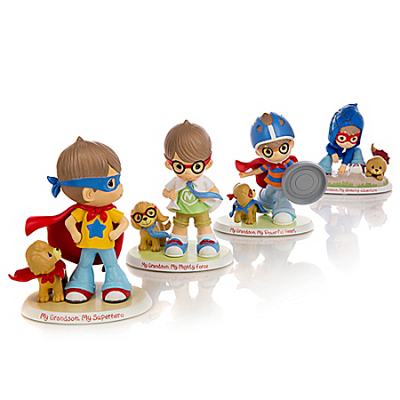 Precious Moments Grandsons Are SUPER Handcrafted Figurine Collection