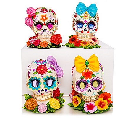 Day Of The Dead Sugar Skull Divas By Margaret Le Van Figurine Collection